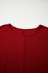 Soft Stretch Blend Extended Cuff Long Sleeve Top