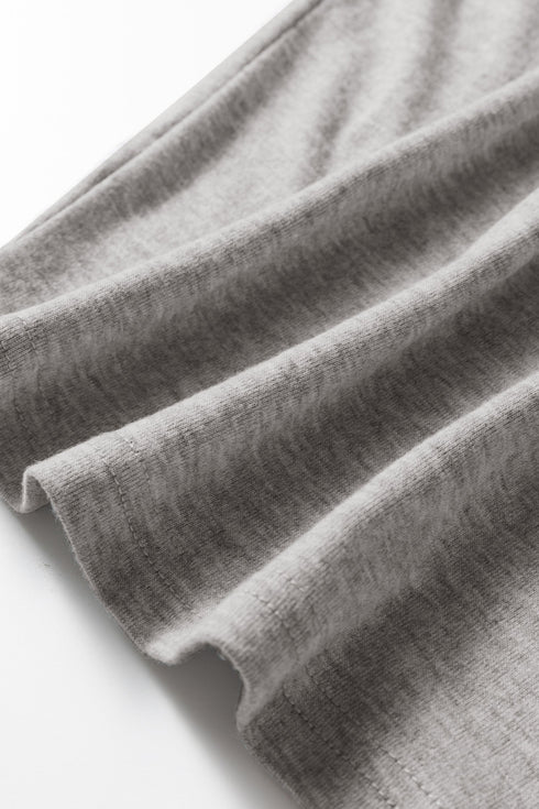 Soft Stretch Blend Extended Cuff Long Sleeve Top