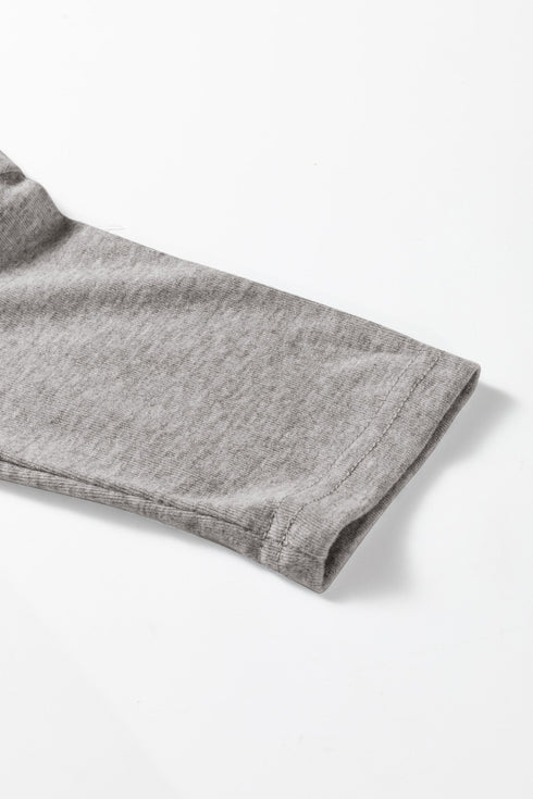 Soft Stretch Blend Extended Cuff Long Sleeve Top