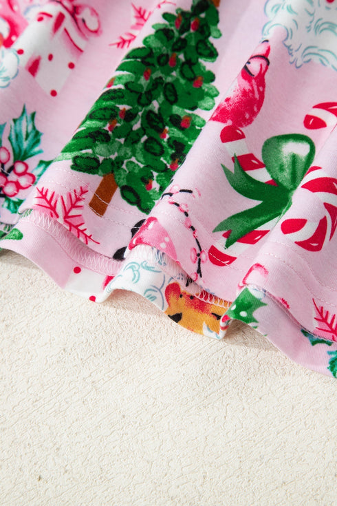 Soft Stretch Button Neck Two Piece Lounge Set