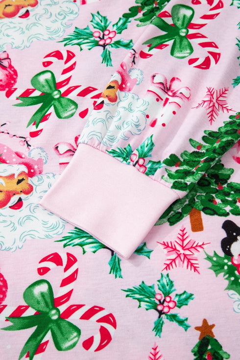 Soft Stretch Button Neck Two Piece Lounge Set