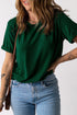 Soft Stretch Crew Neck Short Sleeve Jersey Tee