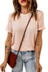Soft Stretch Crew Neck Short Sleeve Jersey Tee