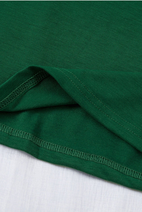 Soft Stretch Crew Neck Short Sleeve Jersey Tee