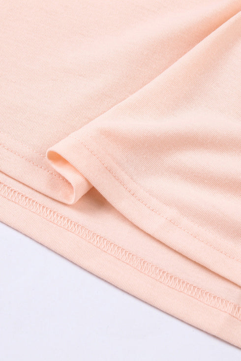 Soft Stretch Crew Neck Short Sleeve Jersey Tee