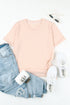Soft Stretch Crew Neck Short Sleeve Jersey Tee