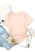 Soft Stretch Crew Neck Short Sleeve Jersey Tee