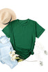 Soft Stretch Crew Neck Short Sleeve Jersey Tee