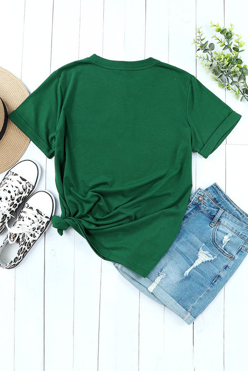 Soft Stretch Crew Neck Short Sleeve Jersey Tee