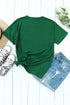 Soft Stretch Crew Neck Short Sleeve Jersey Tee