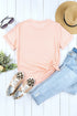 Soft Stretch Crew Neck Short Sleeve Jersey Tee