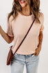 Soft Stretch Crew Neck Short Sleeve Jersey Tee