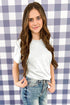 Soft Stretch Crew Neck Short Sleeve Jersey Tee