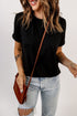 Soft Stretch Crew Neck Short Sleeve Jersey Tee