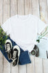 Soft Stretch Crew Neck Short Sleeve Jersey Tee