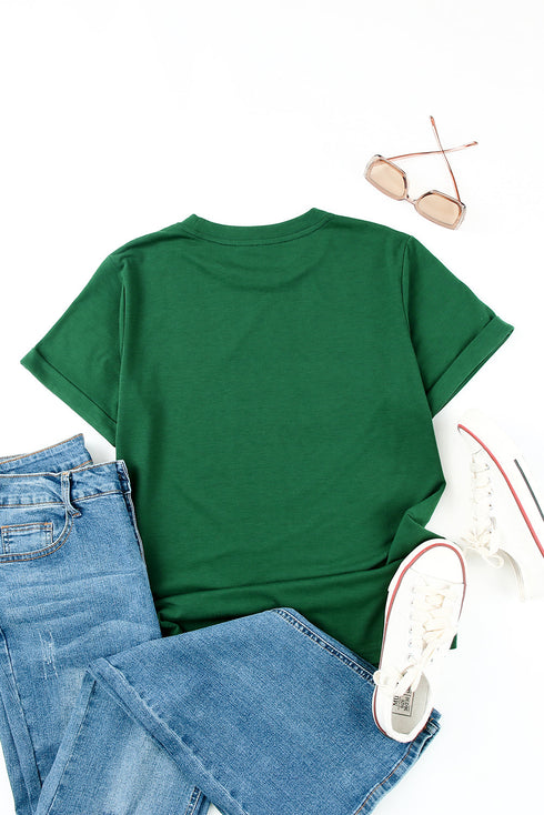 Soft Stretch Crew Neck Short Sleeve Jersey Tee