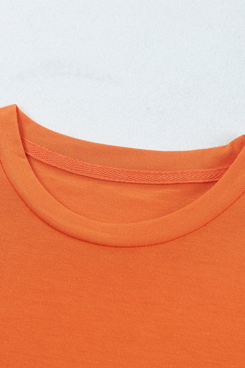 Soft Stretch Crew Neck Short Sleeve Jersey Tee