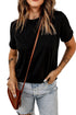 Soft Stretch Crew Neck Short Sleeve Jersey Tee