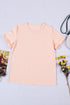 Soft Stretch Crew Neck Short Sleeve Jersey Tee