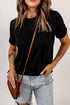 Soft Stretch Crew Neck Short Sleeve Jersey Tee
