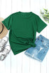 Soft Stretch Crew Neck Short Sleeve Jersey Tee