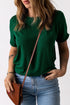 Soft Stretch Crew Neck Short Sleeve Jersey Tee