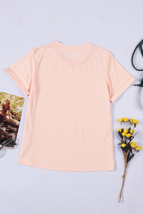 Soft Stretch Crew Neck Short Sleeve Jersey Tee