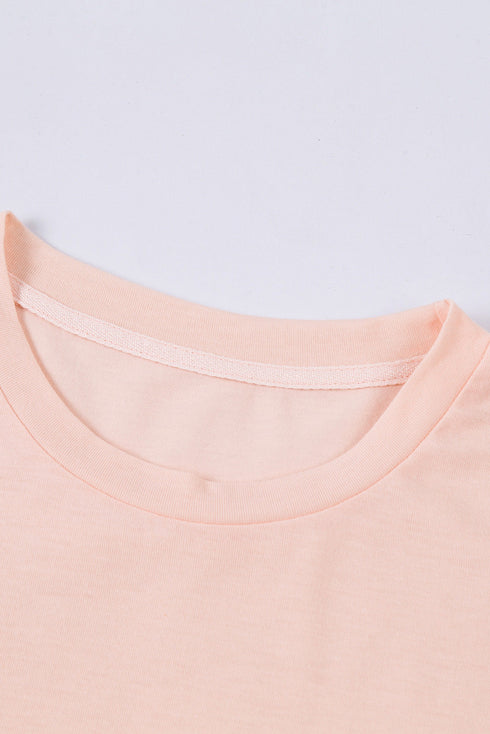 Soft Stretch Crew Neck Short Sleeve Jersey Tee