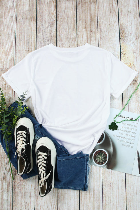 Soft Stretch Crew Neck Short Sleeve Jersey Tee