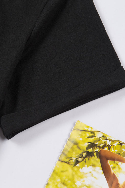 Soft Stretch Crew Neck Short Sleeve Jersey Tee
