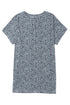 Soft Stretch Knit Animal Pattern Tunic Top