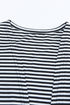 Soft Stretch Knit Striped Long Layering Cardigan