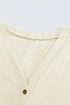 Soft Textured Knit Button Front Long Sleeve Cardigan