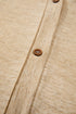 Soft Textured Knit Button Front Long Sleeve Cardigan