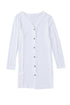 Soft Textured Knit Button Front Long Sleeve Cardigan