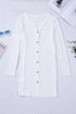 Soft Textured Knit Button Front Long Sleeve Cardigan