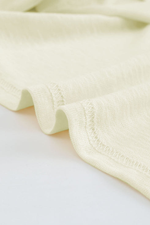 Soft Textured Knit Button Front Long Sleeve Cardigan