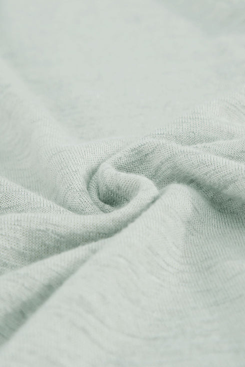 Soft Textured Knit Button Front Long Sleeve Cardigan