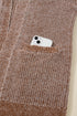 Soft Textured Knit Open Front Pocket Cardigan