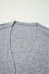 Soft Textured Open Front Long Sleeve Cardigan