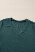 Soft Touch Long Sleeve V Neck Essential Top