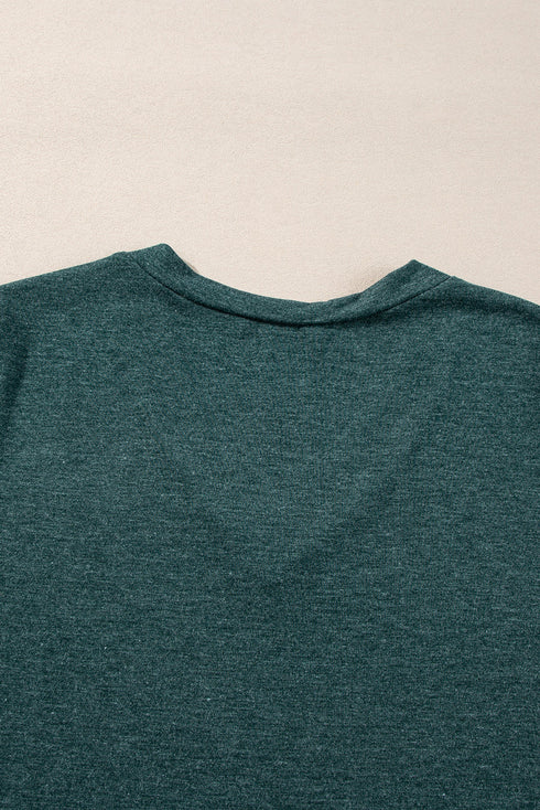 Soft Touch Long Sleeve V Neck Essential Top