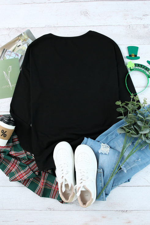 Soft V Neckline Knit Long Sleeve Pullover Top