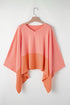 Soft Viscose Blend Patchwork Split Hem Top