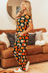 Soft Viscose Graphic Print Button Front Pajama Set