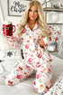 Soft Viscose Novelty Print Long Sleeve Pajama Set