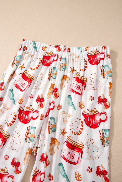 Soft Viscose Novelty Print Long Sleeve Pajama Set