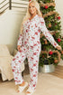 Soft Viscose Novelty Print Long Sleeve Pajama Set