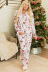 Soft Viscose Novelty Print Long Sleeve Pajama Set