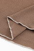 Soft Waffle Knit Exposed Seam Raglan Top